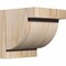 Ekena Millwork Alpine Smooth Corbel, Douglas Fir, 5 1/2"W x 6"D x 6"H COR06X06X06ALP00SDF - alternate 1